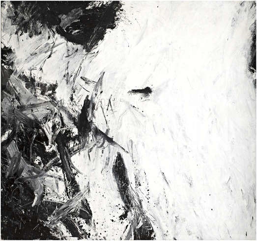Günter Brus, "Ohne Titel", 1961, Dispersion auf Nessel, 222,5 x 239,5 cm, Foto: UMJ/N. Lackner 