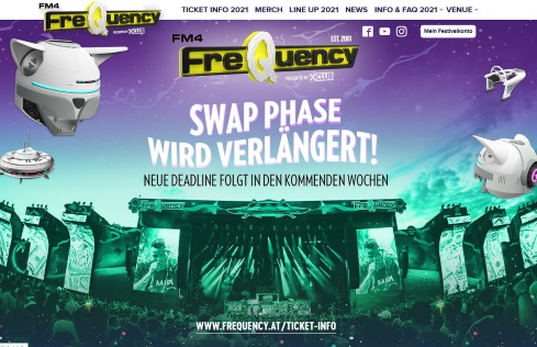 FM4 Frequency Festival 2022 TICKET SWAP WIRD VERLÄNGERT