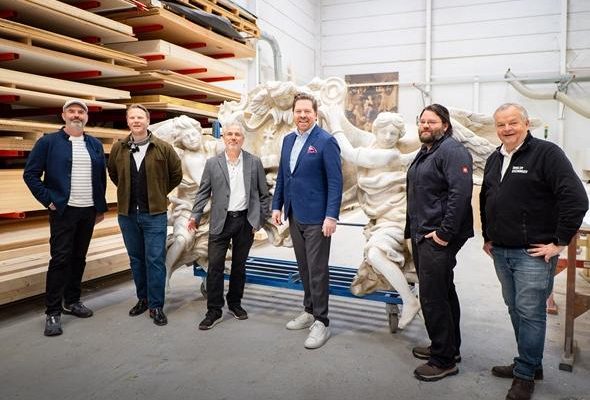 Blick hinter die Kulissen: Führung bei Winter Artservice zur Entstehung des Bühnenbilds von „Tosca“