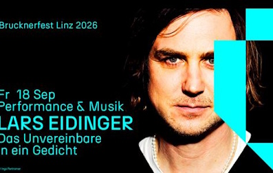Lars Eidinger bringt Thomas Braschs Liebesgedichte zum Brucknerfest